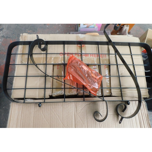 47 - 10 New/boxed metal shelves and fixings - 24