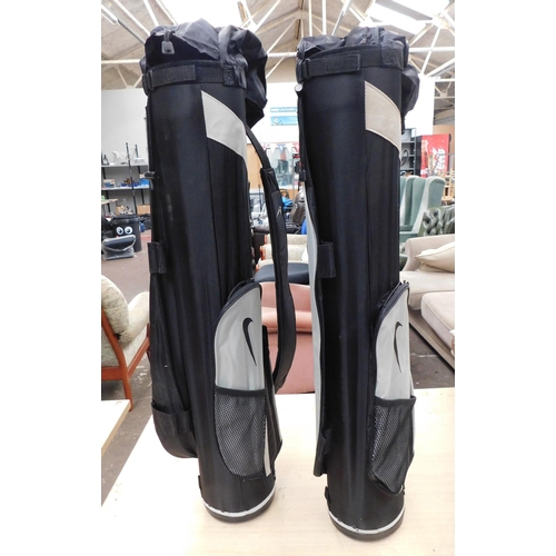 66 - Two Nike pencil golf bags