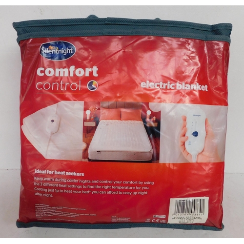 88 - Silentnight comfort control electric blanket - in bag