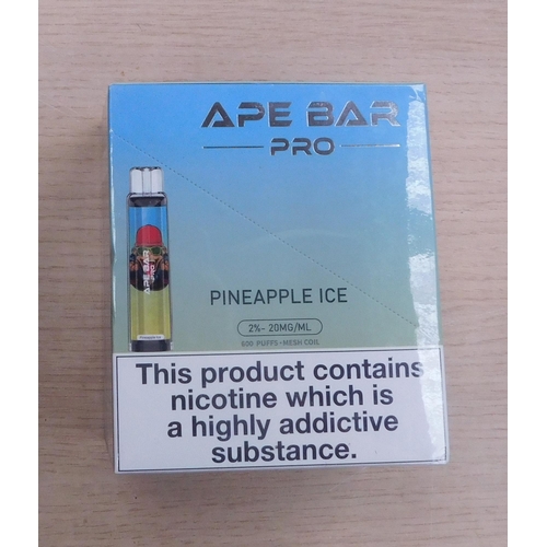 174 - New in box Ape Bar Pro 10pcs - Pineapple Ice