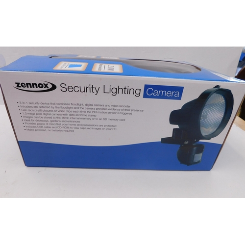 33 - Zennox security lighting camera - 3 in 1 device...