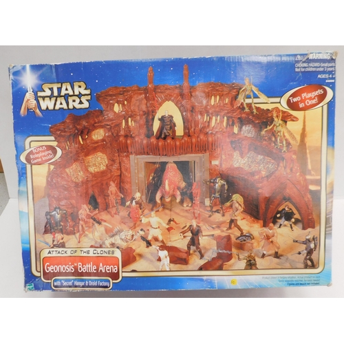 Star Wars 'Attack of the Clones' Genesis Battles Arena (vintage)