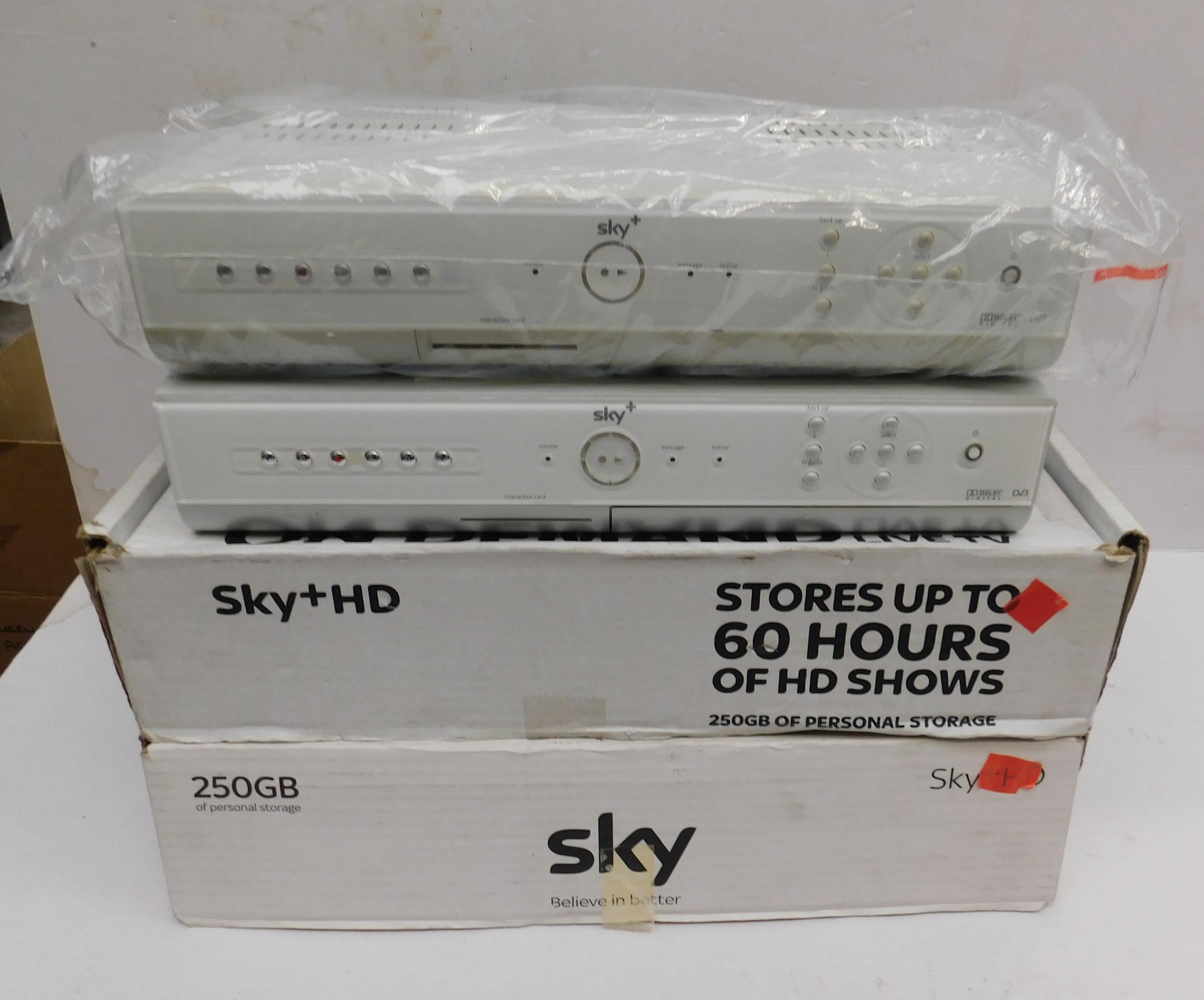 Two Sky+ boxes W/O