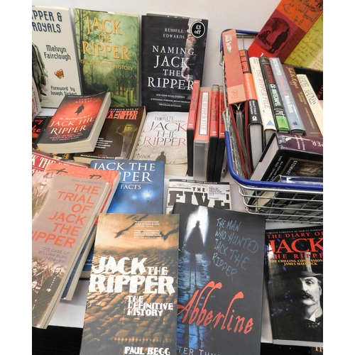 Large collection of Jack the Ripper books, CDs and DVDs