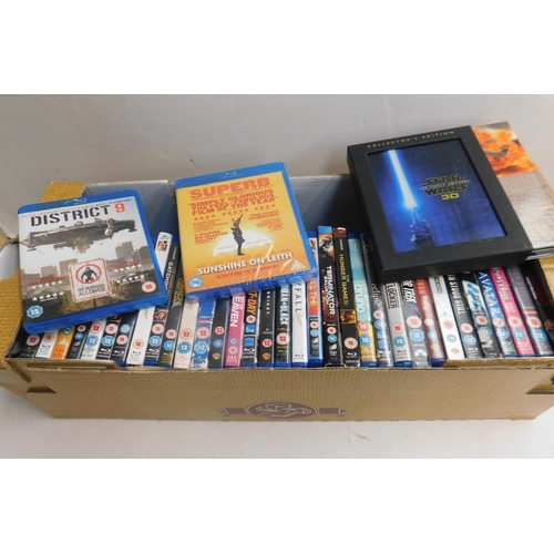 Box of Blu-Ray films