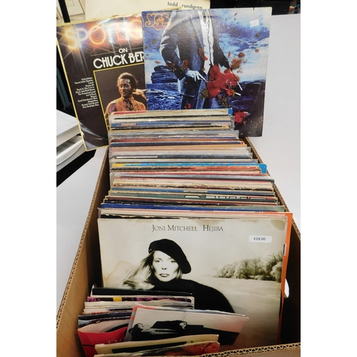 Box of assorted LPs
