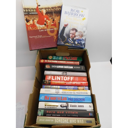 Collection of sports books - incl. Rugby League and Football
