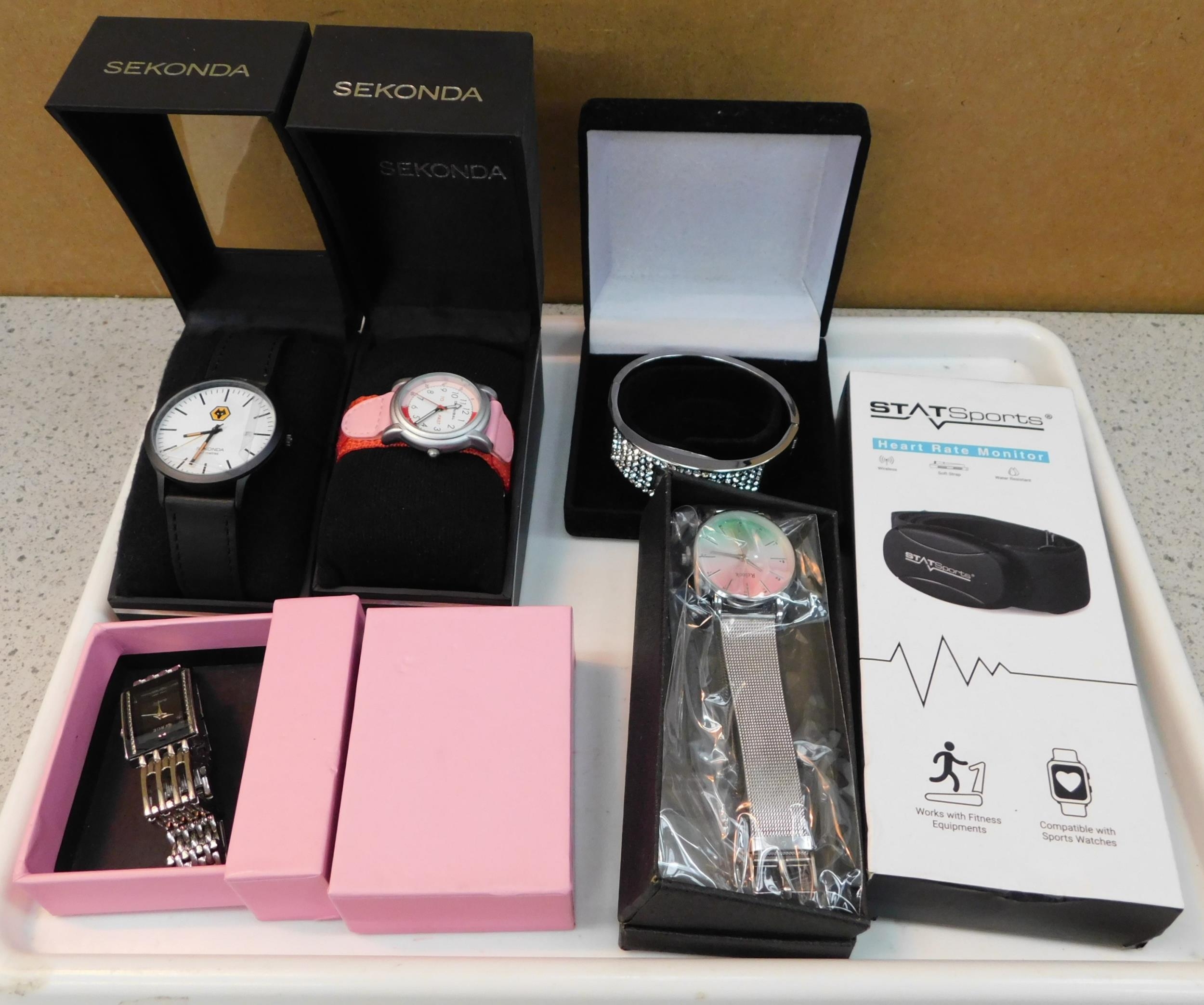 Tray of new/boxed watches