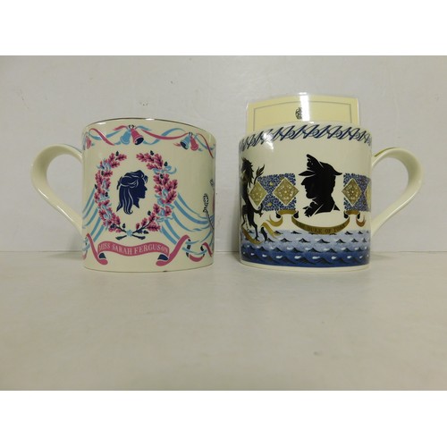 1 - Two Wedgwood large mugs both Ltd Ed of the Duke of York and the Duchess of York