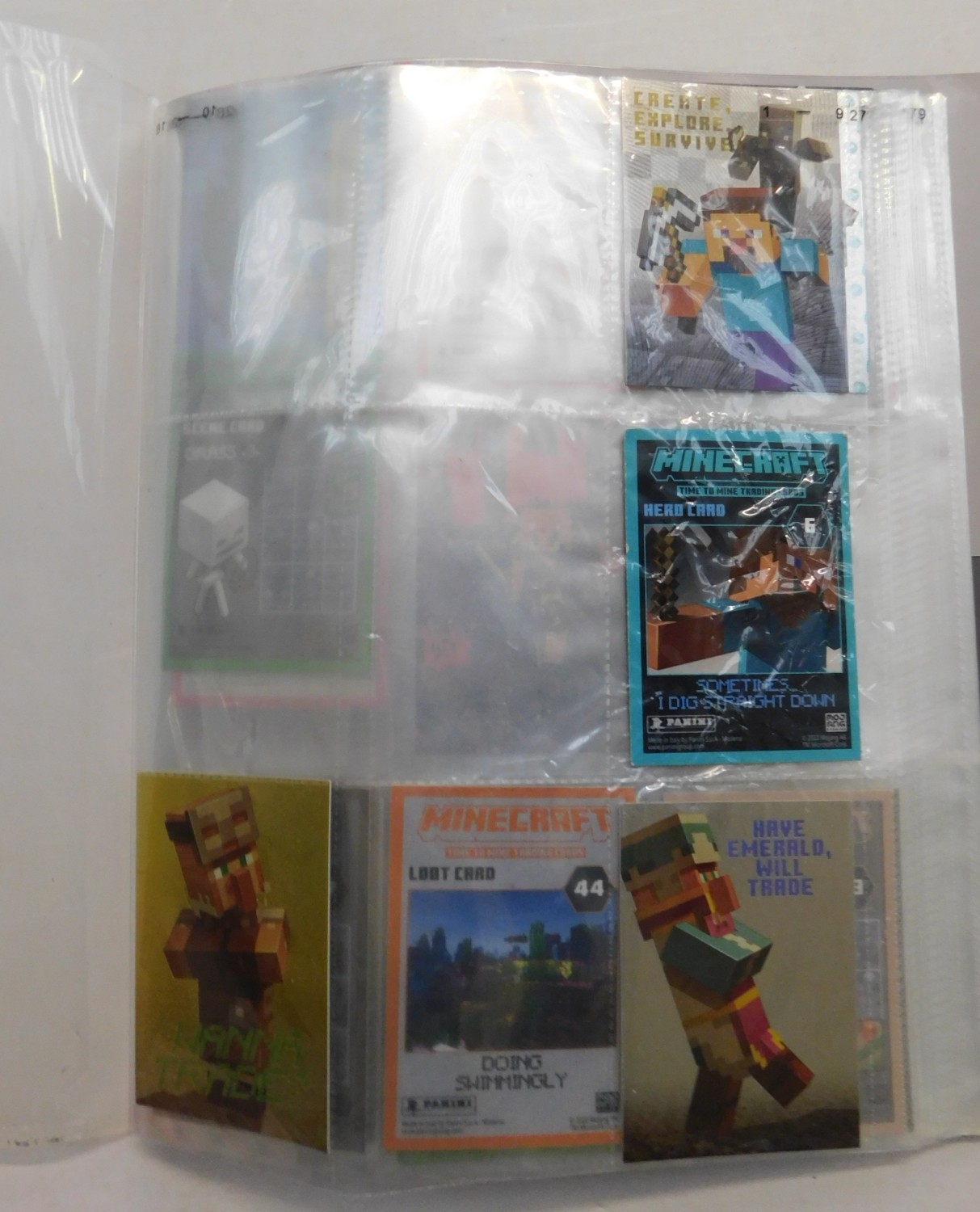 Binder of Minecraft cards