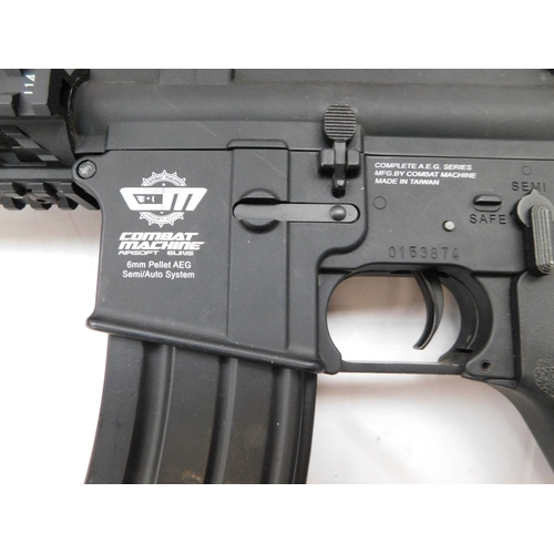 Airsoft BB combat machine 6mm pellet AEG semi auto system