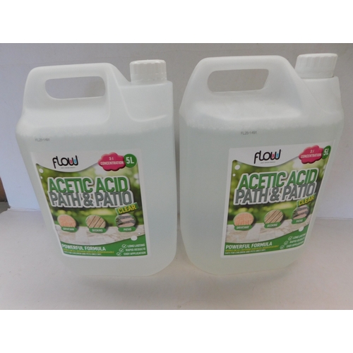 11 - Two 5L Acetic acid path and patio cleaner...