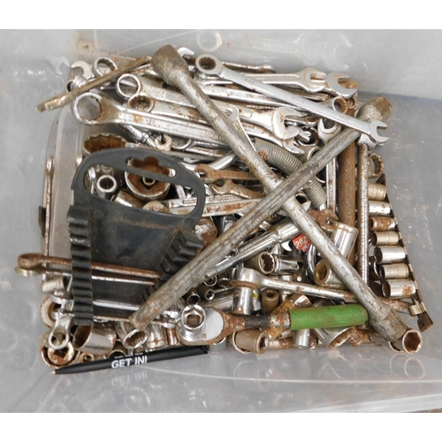 29 - Box of spanners etc....