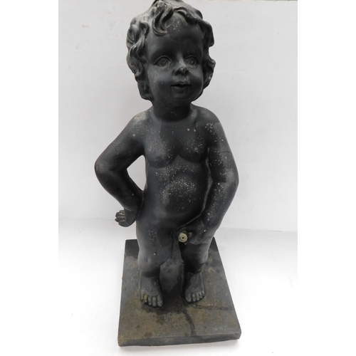 33 - Decorative replica of Mannekin Pis fountain sculpture - approx. 24