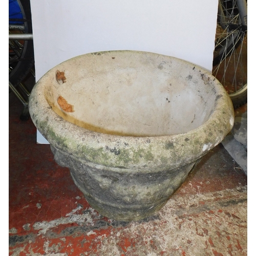 40A - Weathered stone planter - approx. 20