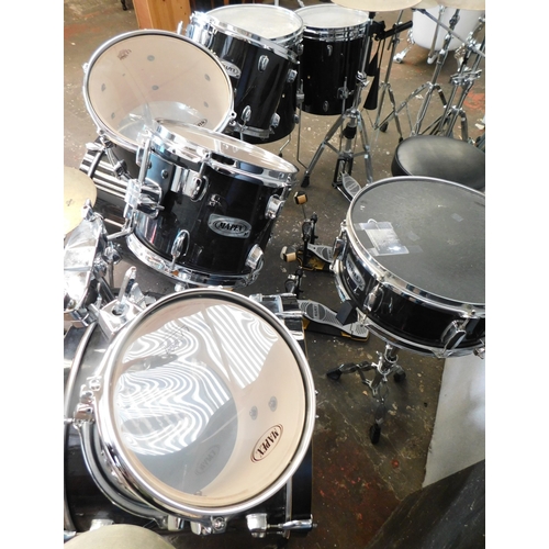 54 - Mapex double bass drum kit with Hi-Hat, ride splash 8