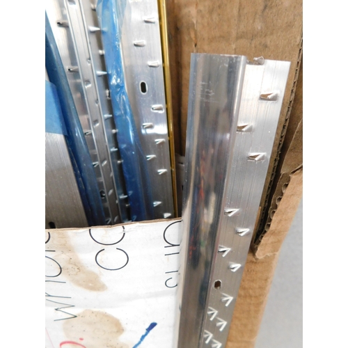 8 - Box of carpet gripper ends...