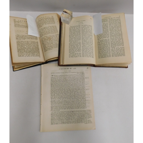 465 - Antique ephemera incl - 1780 Irish travels and 1836 Parliament Act set up police in Ireland and 1921... 