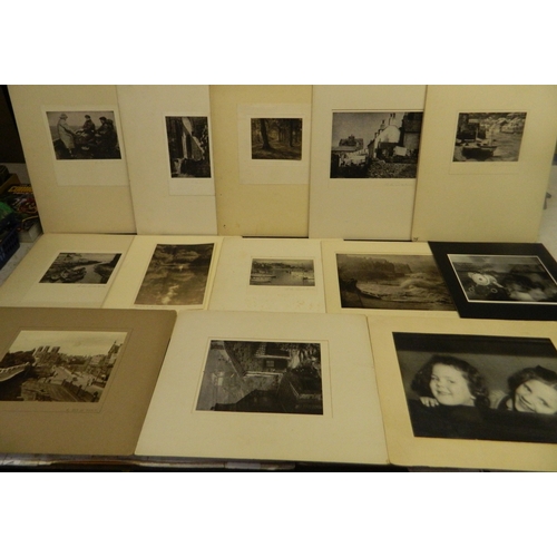 665 - Large collection of black and white prints