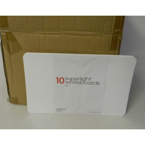 677 - Box of 36x 10 Super light white boards A4