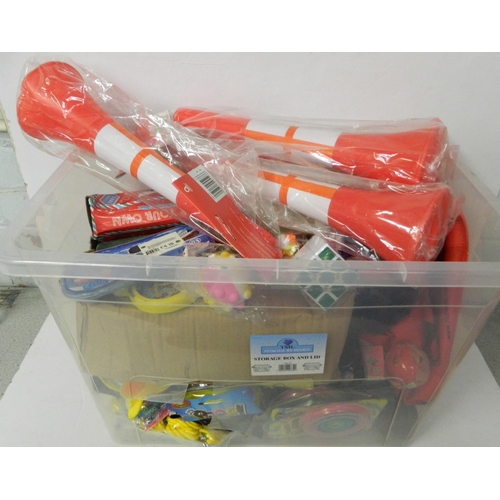 688 - Large mixed box of penny toys