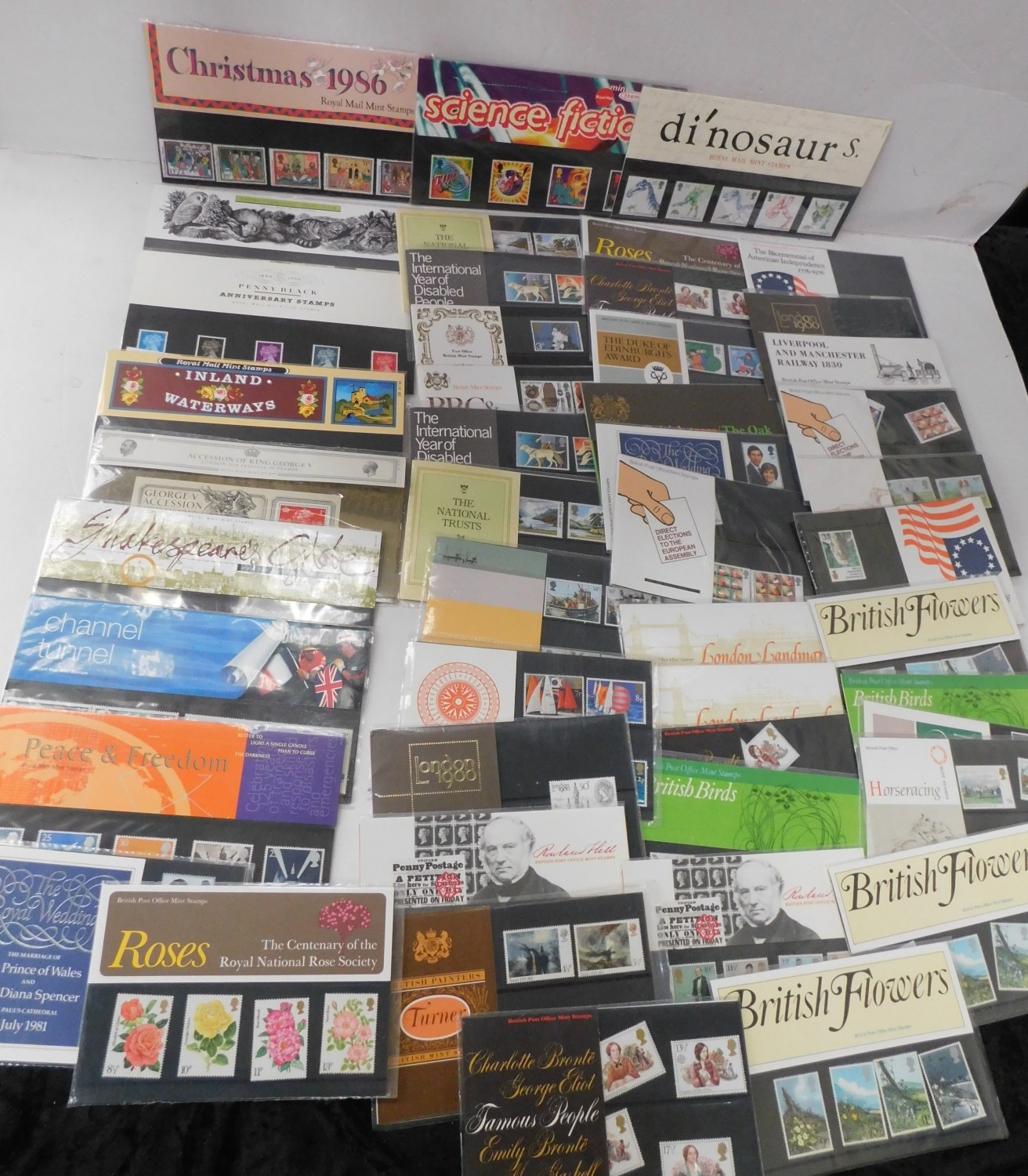 Collection of GB decimal presentation packs