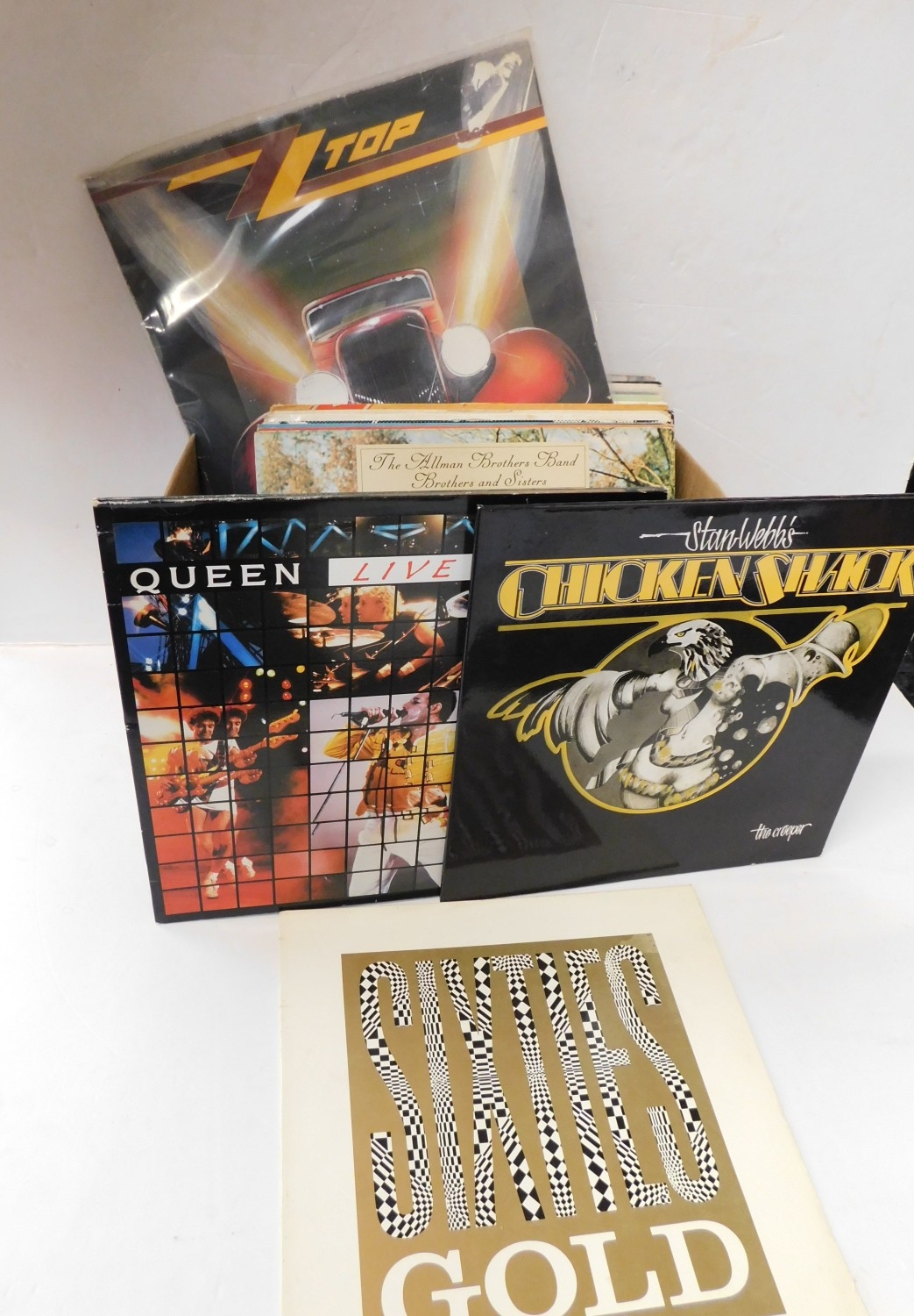 Collection of albums - incl. Chicken Shack, Alman Bros and ZZ-Top
