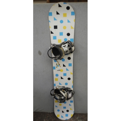 Battalion snowboard with bindings
