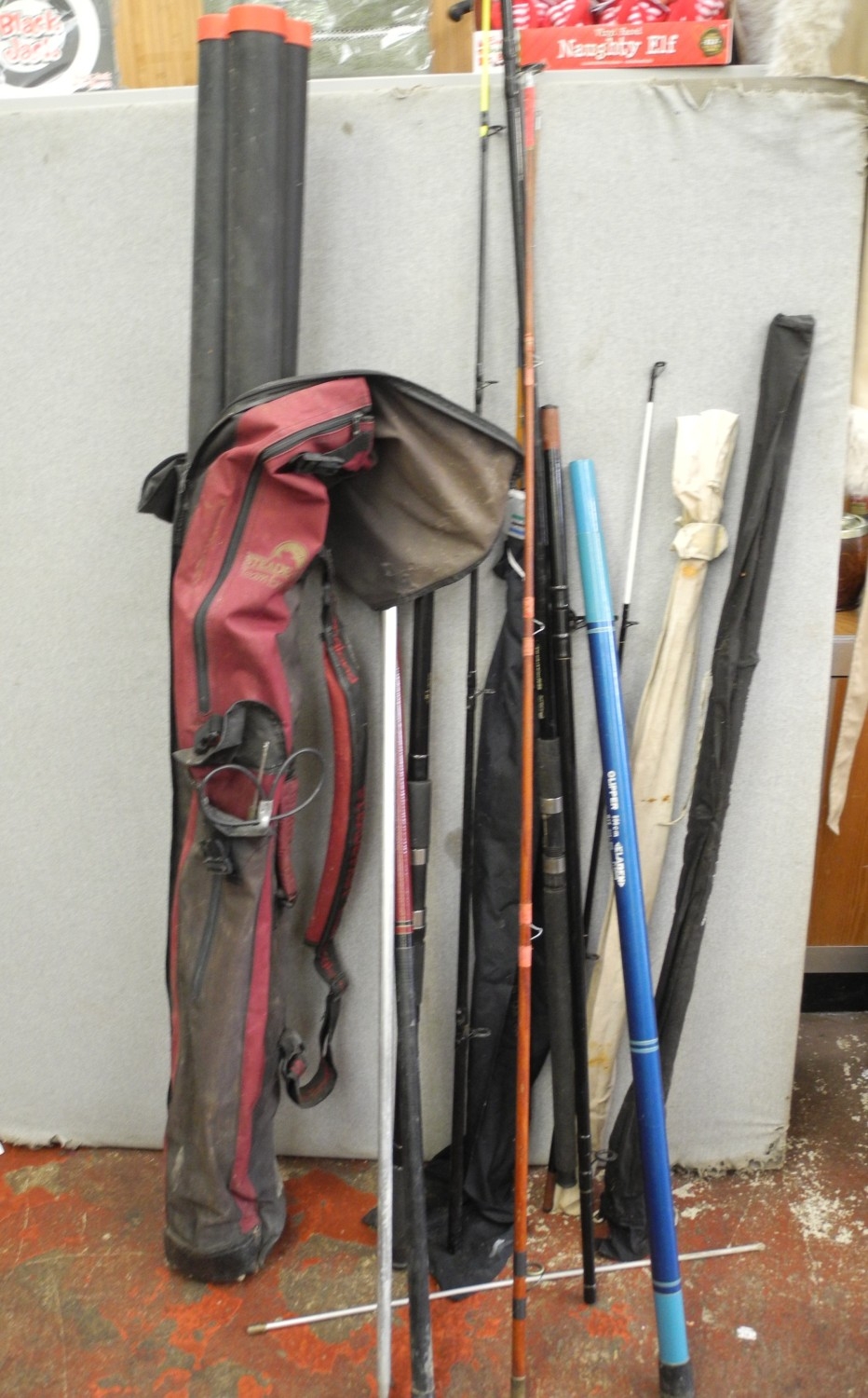 Fishing rods and rod rests (seafishing and coarse)