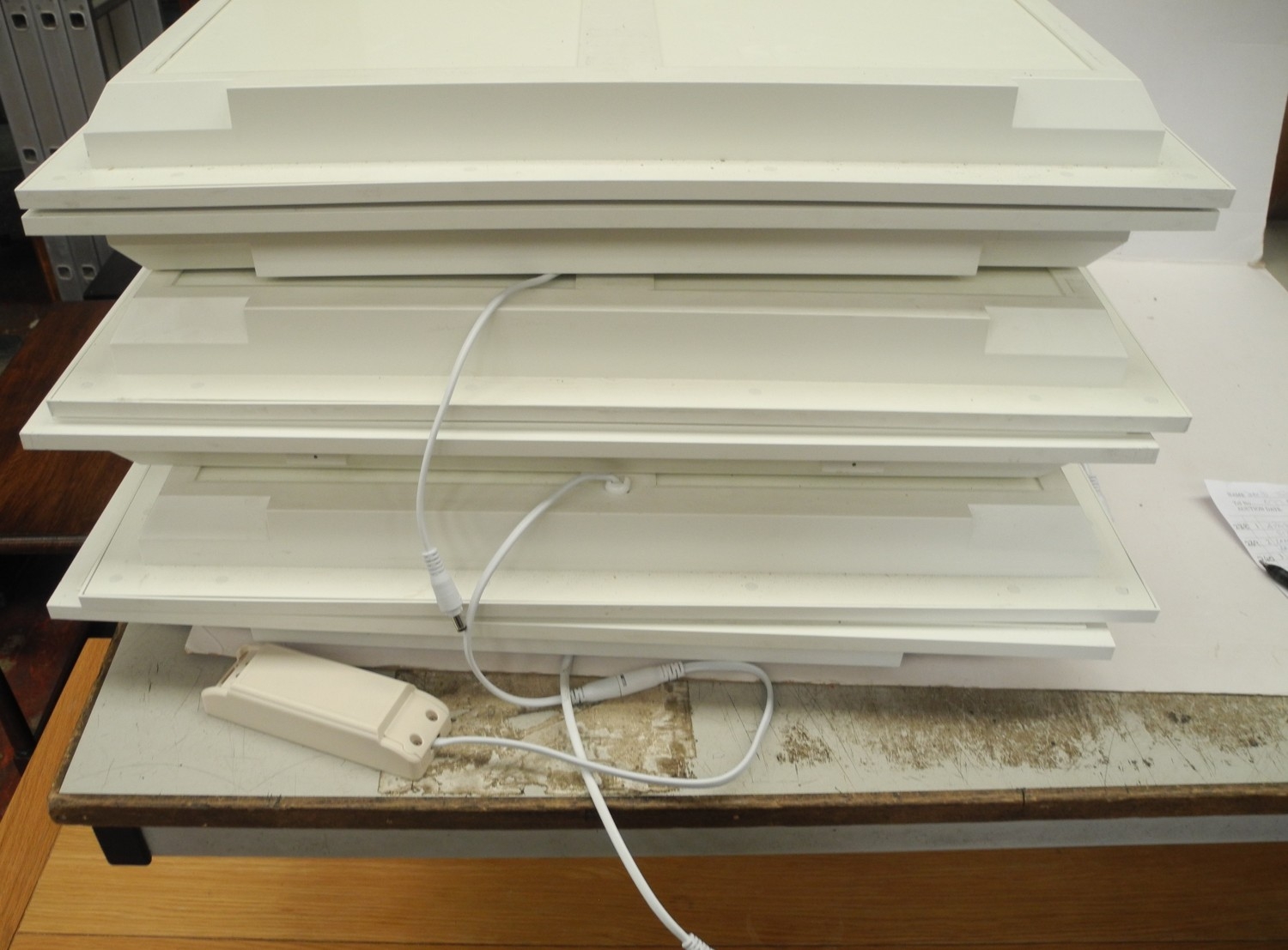 6x LED lighting panel 600 x 600 square