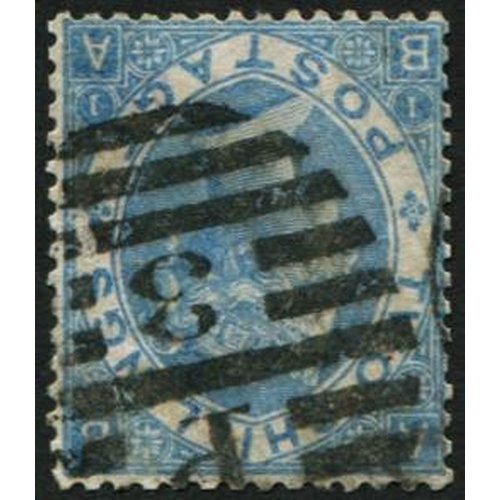 133 - 2/- SG 118wi ‘Dull-Blue’ ’WMK.INV’ GU, perfectly centred, London ‘P/3’ numeral. Sound & scarce. (c. ... 