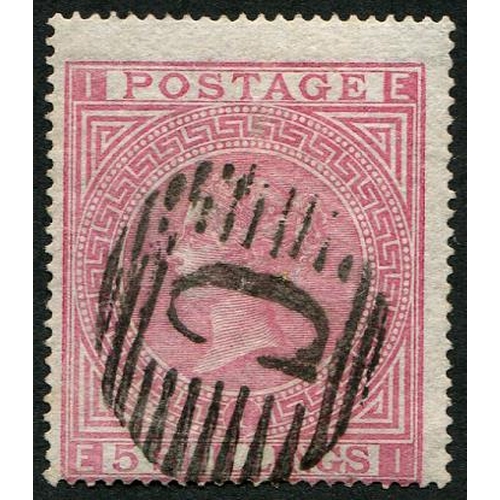 137 - 5/- SG 126, Pl.1 'C' (Constantinople) fine strike on fresh sound copy. (c. £675 as GB)