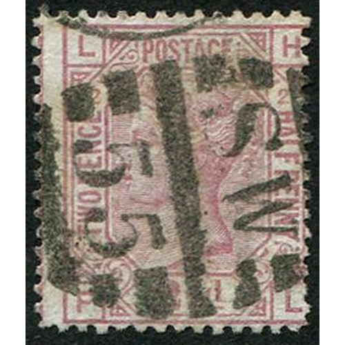 143 - 2½d SG 140, Pl.2 ERROR OF LETTERING 'LH-FL' FU, neat London 'SW.55' numeral. Fresh & sound. Scarce. ... 