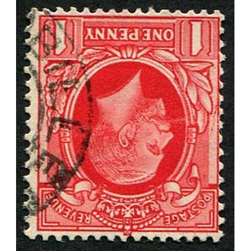 326 - 1d SG 440 INTERMEDIATE FORMAT, WMK INV) VFU, part steel CDS at side. Scarce. (Spec.N48a)