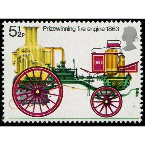 360 - 1974 Fire 5½p SG 951 VARIETY, 'MISSING PHOS' U/M.