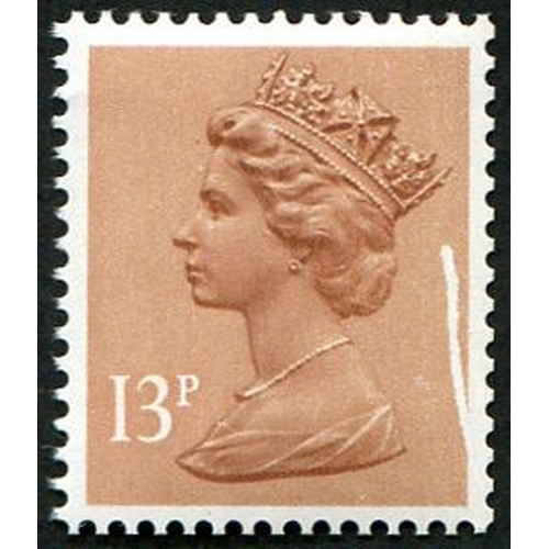 363 - 1984 13p SG x900 'DRY PRINT' VARIETY, U/M. Unusual.