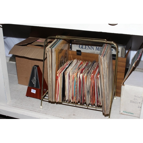 119 - Kolster Brandes 1940's radio, 78, LP and single records, sheet music, etc.