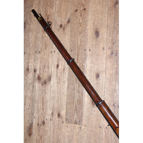 153 - 19th Century 1865 pattern Tower percussion musket rifle, the stock stamped Tower 1865 with crown abo... 