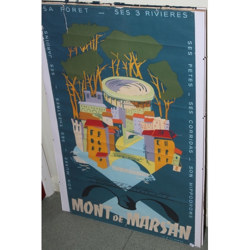 380 - WITHDRAWN
Three travel posters, Norway, Denmark and France.