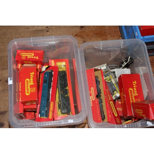 66 - Four boxes of Triang railway accessories and four boxed sets (sold as seen).