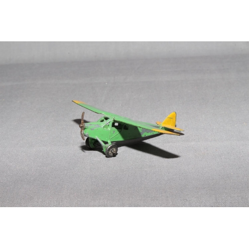 100 - Pre War Dinky 60b De Haviland Leopard Moth.  Very Good with paint rubs to fuselage unboxed.