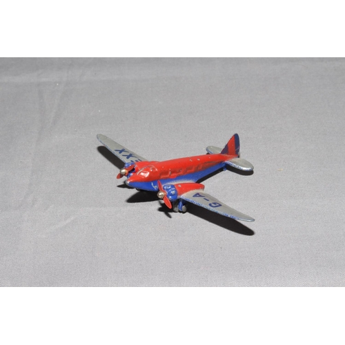 107 - Pre War Dinky 62k The Kings Aeroplane. Excellent unboxed.