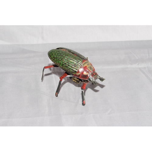 4 - Lehmann clockwork Beetle.   Original paint.   Excellent clockwork motor works.