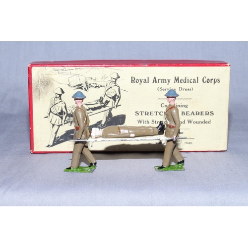 80 - Britains 1719 RAMC Service Dress Stretcher Bearers set.  Excellent in Very Good box.