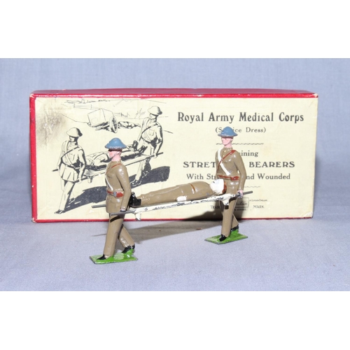 80 - Britains 1719 RAMC Service Dress Stretcher Bearers set.  Excellent in Very Good box.