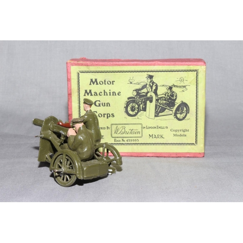 82 - Britains 1793 Motor Machine Gun Corps set.   Excellent in Very Good box.