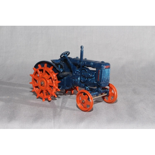 85 - Britains 127F Fordson Major Spud Wheel Tractor complete with Driver .   Excellent in Excellent box.