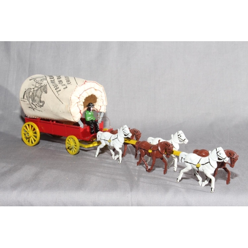 88 - Morestone Covered Wagon.  Excellent in Good box.