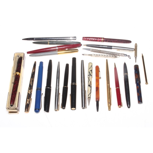 245 - Box of vintage pens and pencils (23).