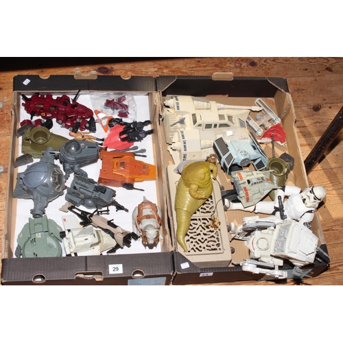 29 - Collection of Star Wars models.
